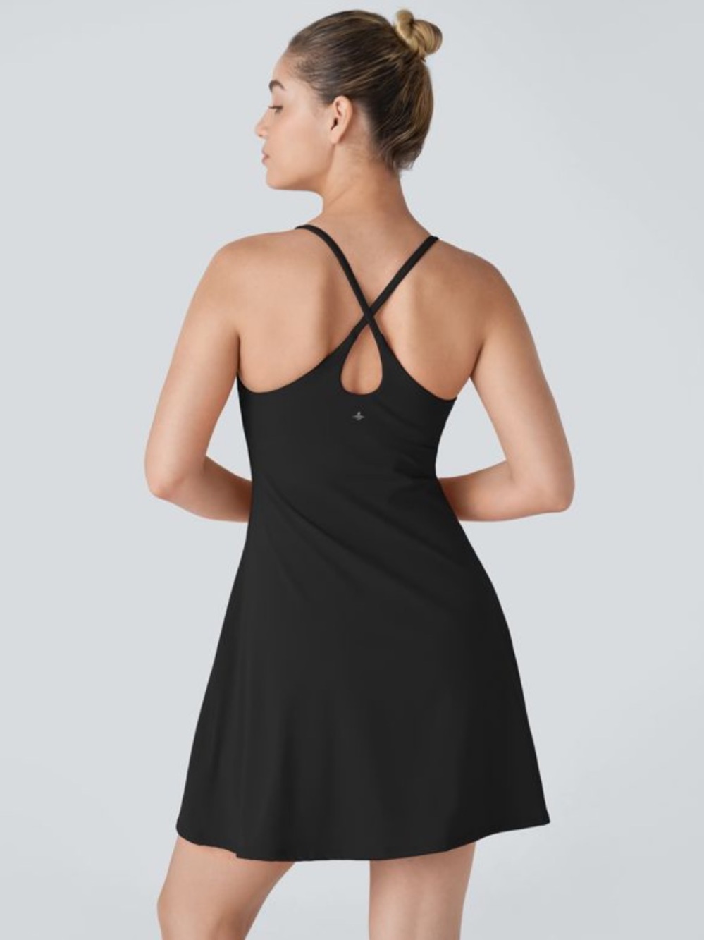 HALARA Softly Zero Black Dress Medium NWOT
